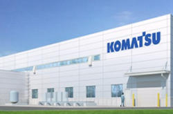 Komatsu build a new plant of seal ring of construction machinery