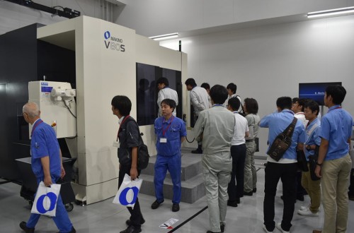 Makino Milling Machine showcased a new vertical 5 axis MC in Nagoya