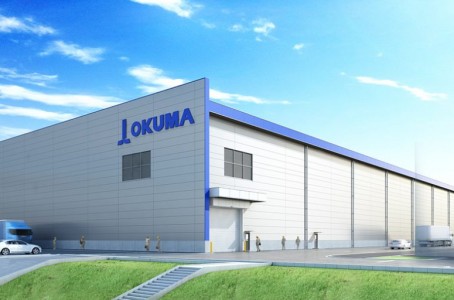 OKUMA established a new plant in Kani city, Gifu pref. that has an integrated manufacturing system for vertical and horizontal MC