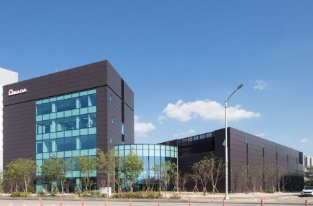 Amada’s market strategies (1): Established Technical Center for sales and service in Korea