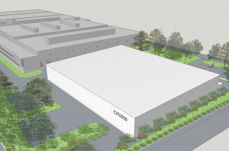 Citizen to invest 4.5 billion yen to build a spindle factory