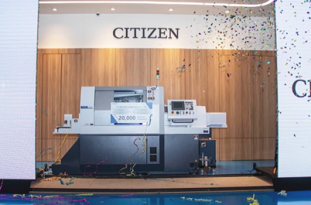 CITIZEN MACHINERY achieves 20,000-unit shipment from Thailand
