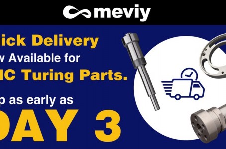 “Quick Delivery” now available from meviy, an AI-based parts procurement platform