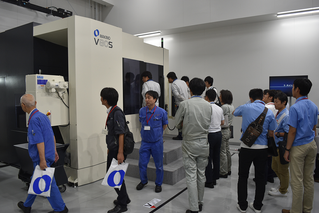Makino showcases new vertical 5 axis MC in Nagoya Industry and