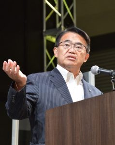 Hideaki Omura, Governor of Aichi Prefecture, addressed the opening ceremony.