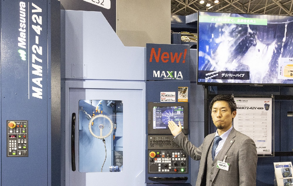 The new interface of the NC equipment got good reviews," said Yuto Matsuura, General Manager of the DX Promotion Office at Matsuura Machinery Corporation.