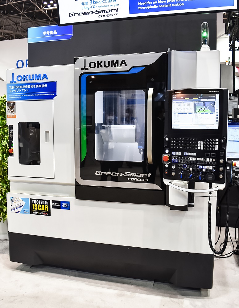 Concept machine for green smart machine presented by Okuma