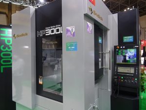 Sodick promoted the easy-to-use, highly functional HP300L simultaneous 5-axis MC.