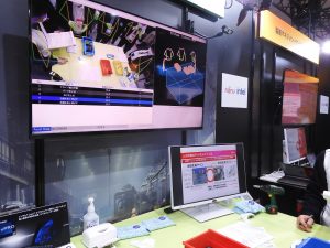 As a reference exhibit, Fujitsu displayed "Video Recognition AI".