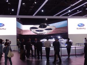 SUBARU had the premiere of the "SUBARU AIR MOBILITY Concept".