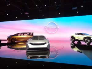 Nissan Motor presented five concept cars. 