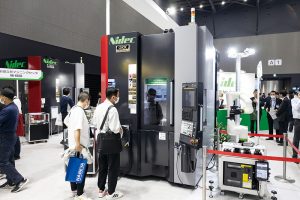 NIDEC OKK's "VB-X350" exhibited at the exhibition for the first time 