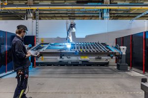 Significant labor savings through automated welding processes. 