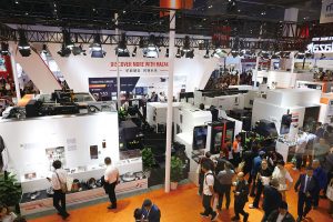 Yamazaki Mazak had one of the largest booth areas among non-Chinese exhibitors.