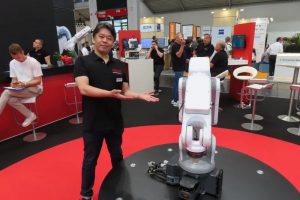 Nachi-Fujikoshi’s MZS05 with Daisuke Inaguma, General Manager at NACHI EUROPE 