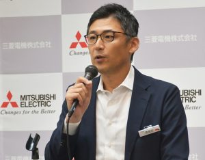 Hiroshi Hasegawa, Senir General Manager, presenting an overview of MMF2025 at the pre-event press conference on July 29