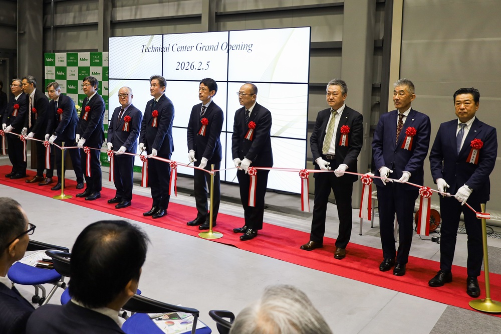 Ribbon-cutting ceremony at the opening